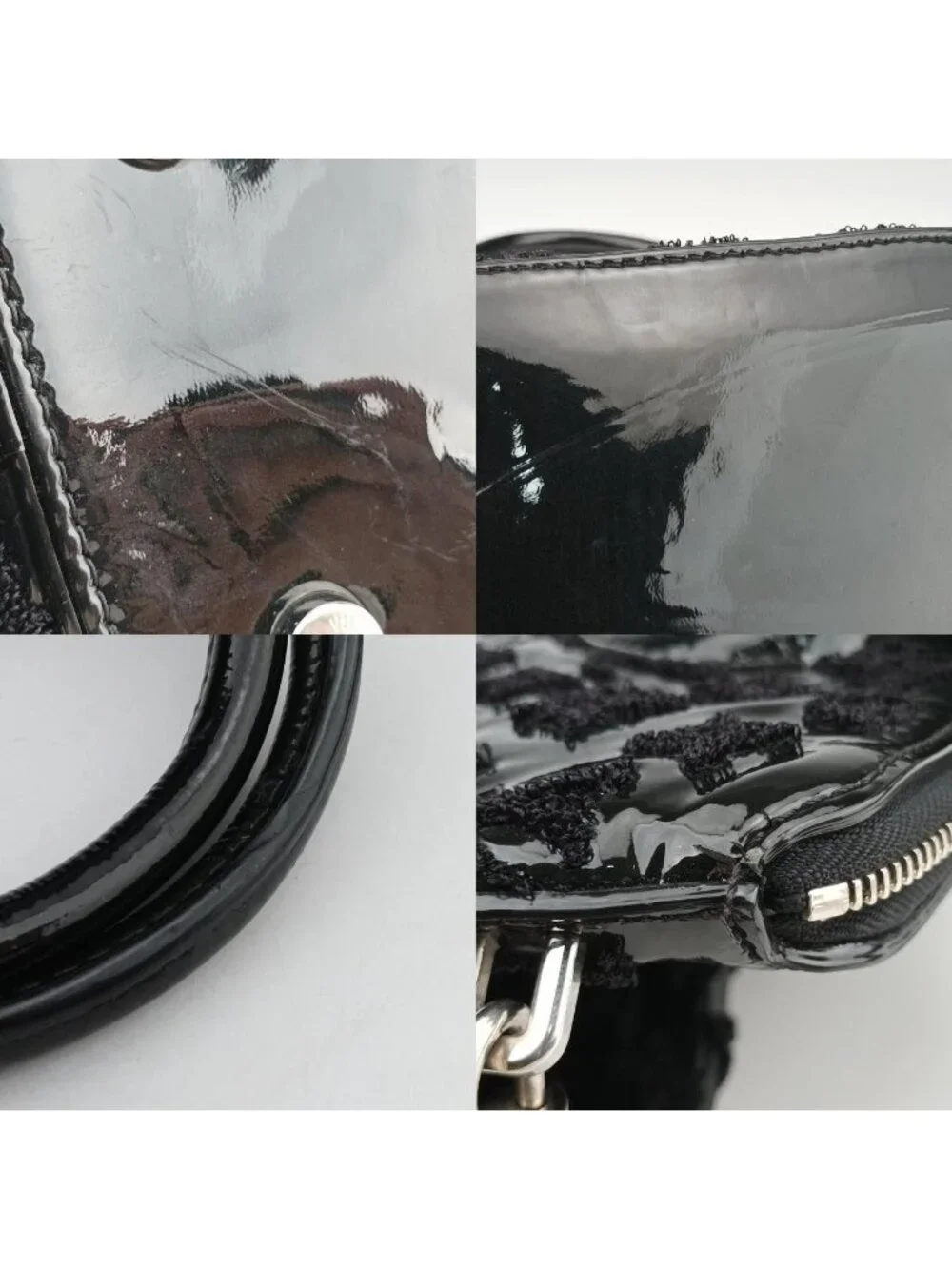 Louis Vuitton Lockit Noir Vernis Embroidery